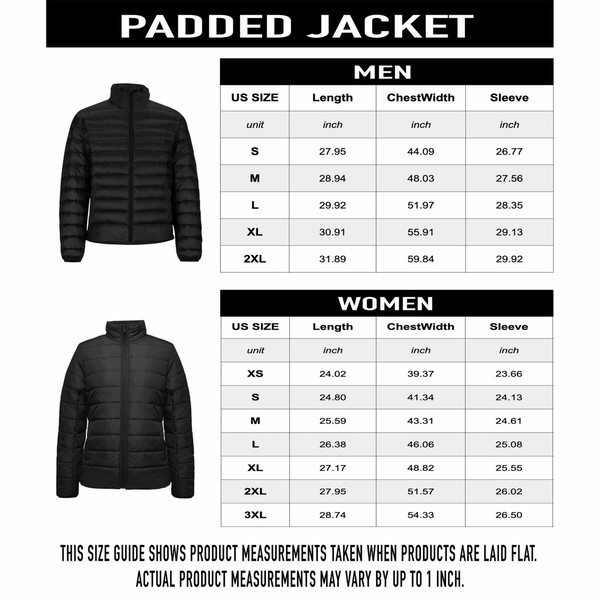 Alpha Phi Alpha - Omicron Lambda Alpha Padded Jacket, African Padded Jacket For Men Women