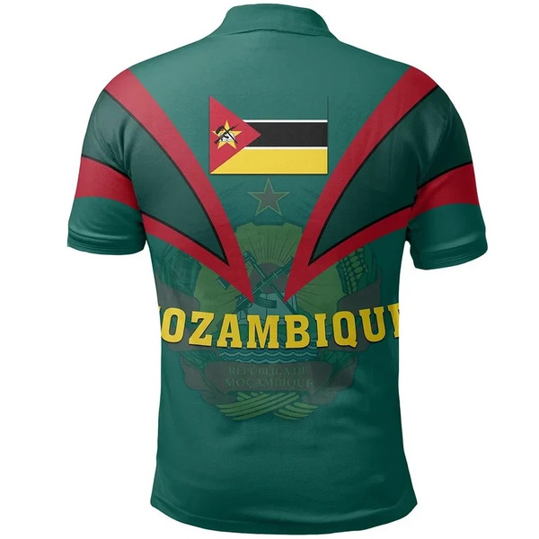 Mozambique Polo Shirt Tusk Style, African Polo Shirt For Men Women