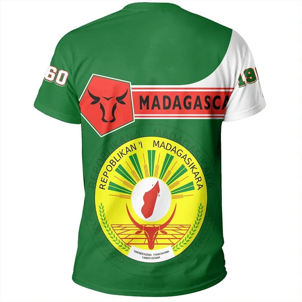 Custom Madagascar Tee Pentagon Style, African T-shirt For Men Women