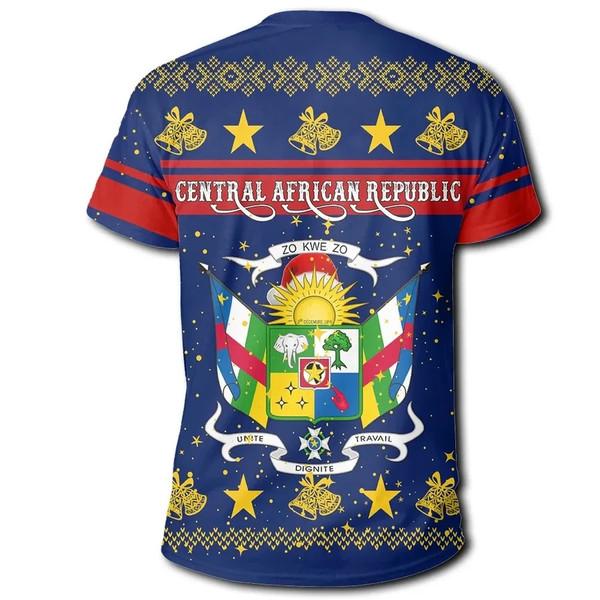 Central African Republic T-Shirt Christmas, African T-shirt For Men Women