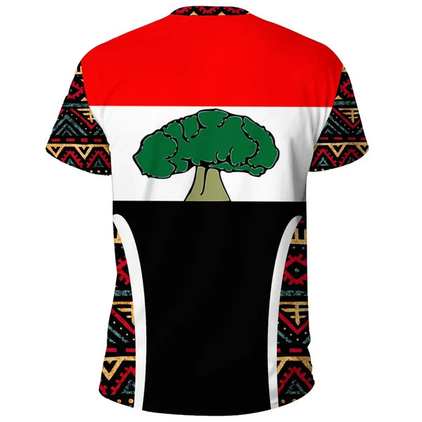Oromia Africa Pattern Style T-shirt, African T-shirt For Men Women