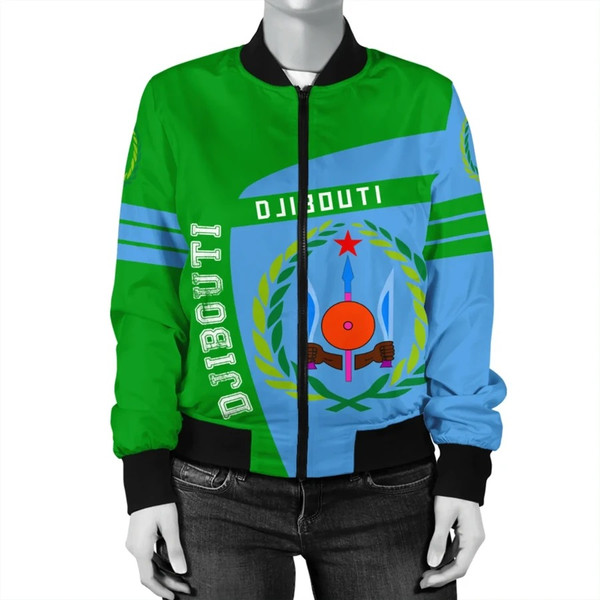 Djibouti Bomber Sport Premium, African Bomber Jacket For Men Women