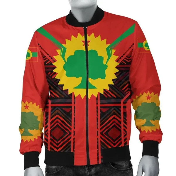 Oromo New Style Bomber Jacket, African Bomber Jacket For Men Women