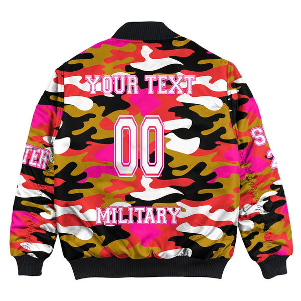 Delta Phi Chi Camo Bomber Jackets, African Bomber Jacket For Men Women