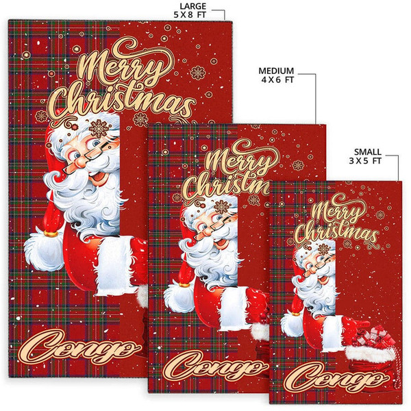 Republic Of The Congo Area Rug Santa Claus Merry Christmas You can Personalize Custom Text, Africa Area Rugs For Home
