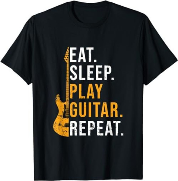 Cool Guitar Silhouette Paintbrush Art Icons Slogan   T-Shirt, Sweatshirt, Hoodie - 43163.jpg