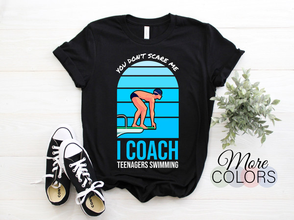 Swim Coach Tshirt Best Swimming Coach Ever Swimmer Coaching Gift T-Shirt  for Men Women