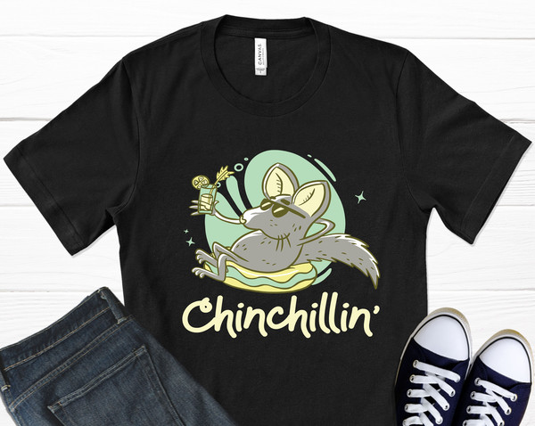 Relaxed Chinchilla T-Shirt, Relax Shirt, Positive Shirt, Vacation Shirt,  Calm Shirt, Be More Chill, Summer Shirt, Graphic T-Shirt.jpg