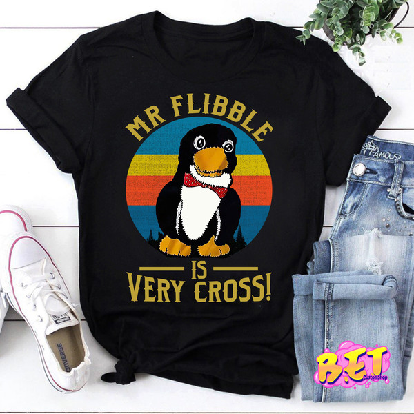 Mr Flibble Is Very Cross T-Shirt, Mr Flibble Shirt, Penguin Shirt, Animal Lover Shirt, Penguin Lover Gifts.jpg