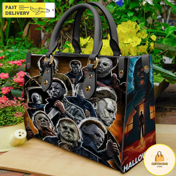 Horror Characters Halloween Leather Bag,Horror Handbag,Halloween Bags and Purses 5.jpg