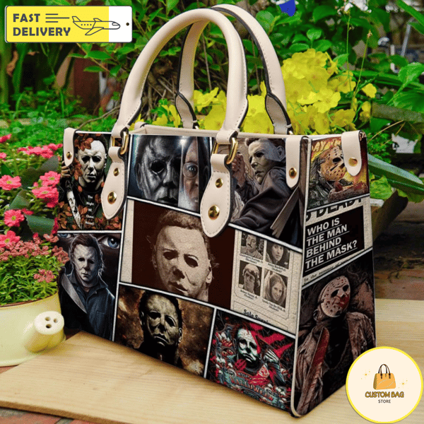 Horror Characters Halloween Leather Bag,Horror Handbag,Halloween Bags and Purses 8.jpg