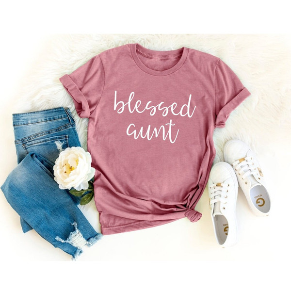 Blessed Aunt Shirt Blessed Auntie Shirt Aunt New Aunt Gift funny aunt Shirt New Aunt Aunt Shirt Favorite Aunt Aunt Gift.jpg