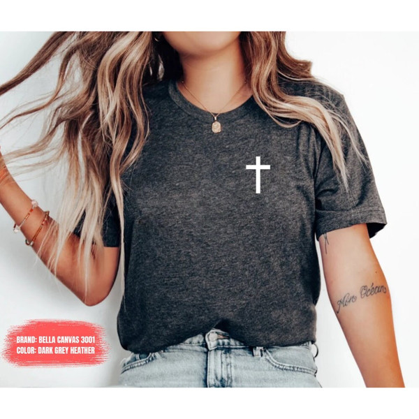 Cross Shirt, Jesus Shirt, Christian T-Shirt, Religious Gifts, Bible Verse Shirt, Motivational Christian Shirt, Jesus Tee OK.jpg