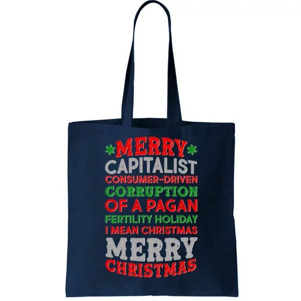 Funny Merry Capitalist Christmas Tote Bag.jpg