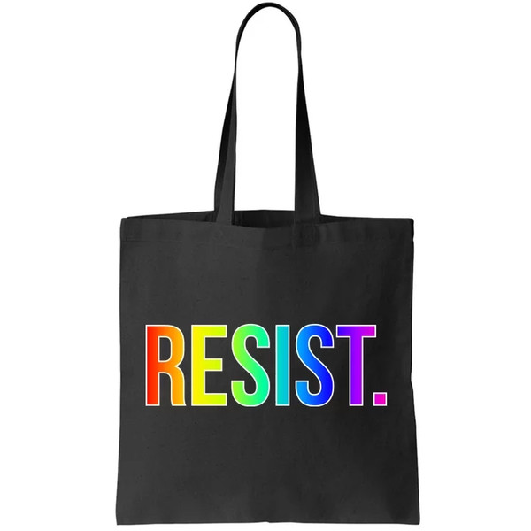 Resist. Rainbow Logo National Equality March Tote Bag.jpg
