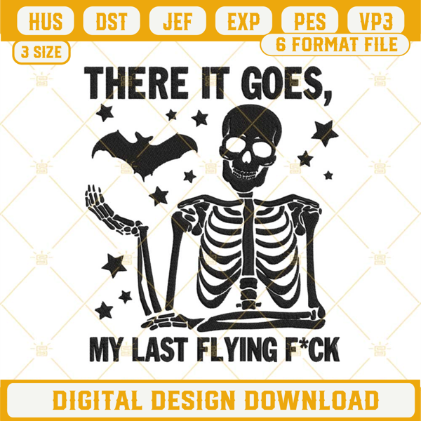 Funny Skeleton Halloween Embroidery Design Files.jpg