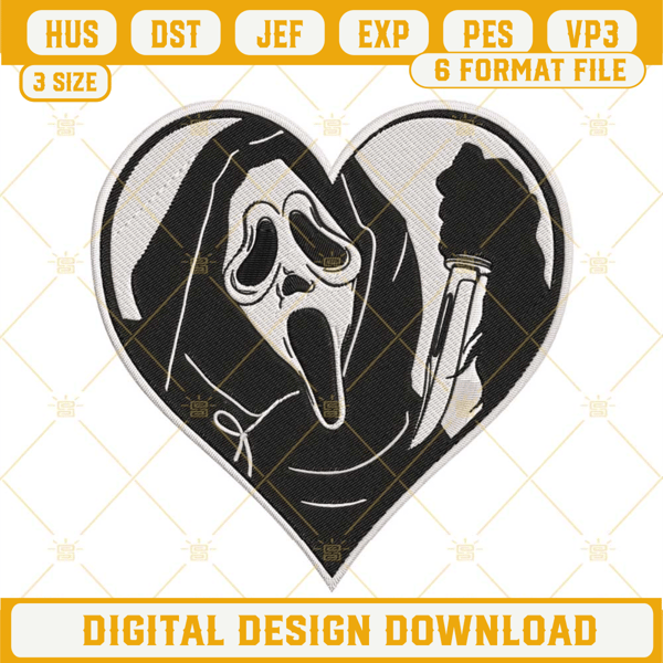 Ghostface Heart Embroidery Designs.jpg