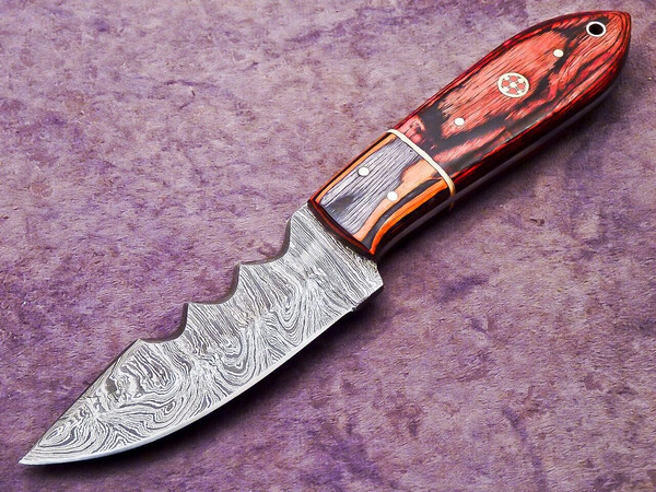 Damascus Skinner Knife.jpg