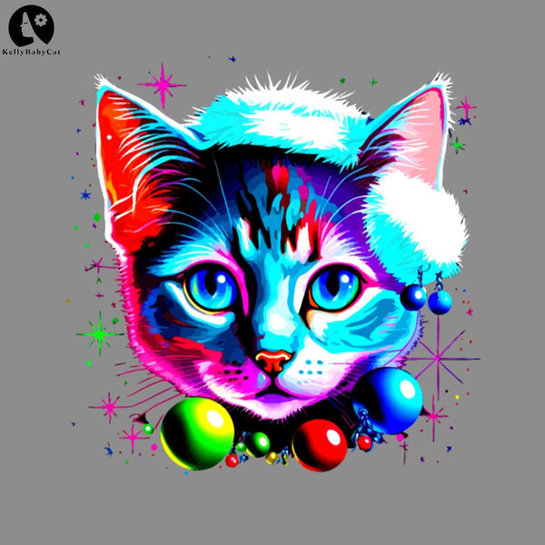 KL191223222-Kitten Cat Christmas Hat PNG Christmas.jpg