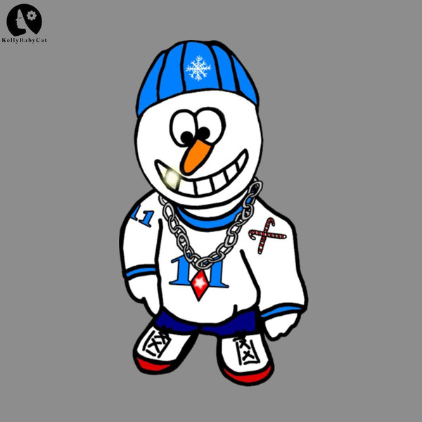 KL160124418-Hip Hop Rapper Snowman Rapper PNG, Hip Hop PNG download.jpg