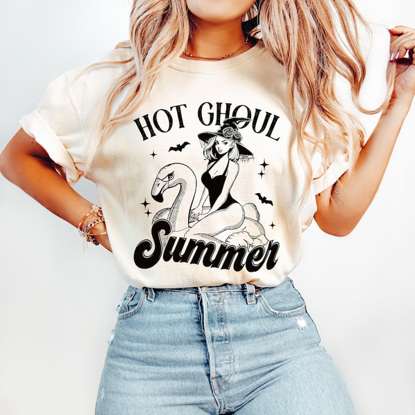 Hot Ghoul Summer Png, Halloween Png, Funny Sarcastic Png, Goth Girl, Beach Png, Spooky Mama Png, Trendy Summer Png, Summer Vibes Png, Witch1.jpg