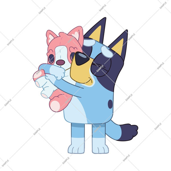 Bluey Hugging the Bear, Bluey Cartoon Png, Bluey Toy Png, Bluey Kids Hug Png, Bluey Dog Png, Bluey Family Vacation Png, Fathers Day1.jpg