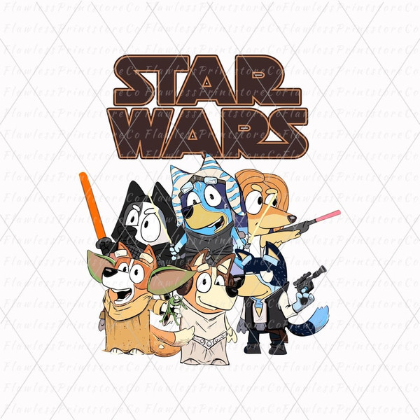 Bluey Star Wars PNG, Bluey May The 4th Be With You, Bluey Family PNG, Bluey Png, Bluey Bingo, Bluey Mom Png, Bluey Dad Png, Bluey Friends1.jpg