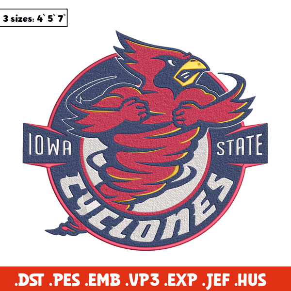 Iowa State logo embroidery design, Sport embroidery, logo sport embroidery, Embroidery design, NCAA embroidery.jpg