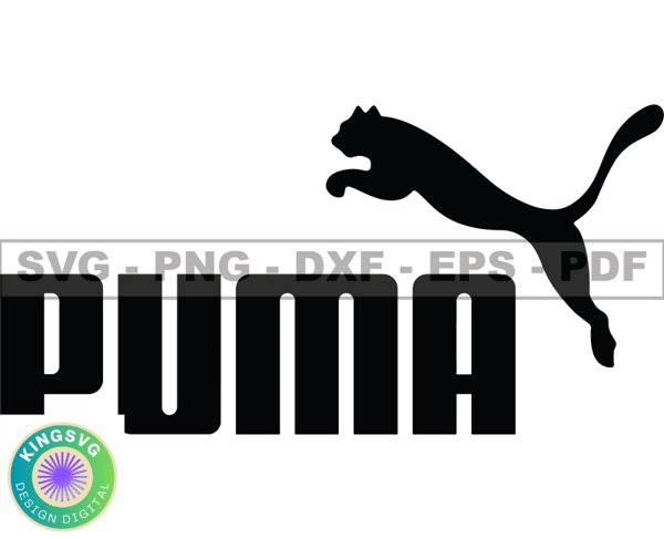 Puma Logo Svg, Fashion Brand Logo 130 - Inspire Uplift