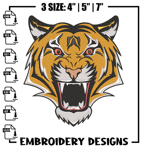 Memphis Tigers mascot embroidery design, NCAA embroidery, Sport embroidery, logo sport embroidery,Embroidery design.jpg