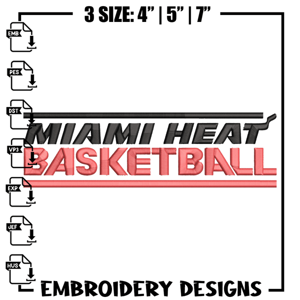 Miami Heat logo embroidery design, NBA embroidery, Sport embroidery, Embroidery design,Logo sport embroidery..jpg