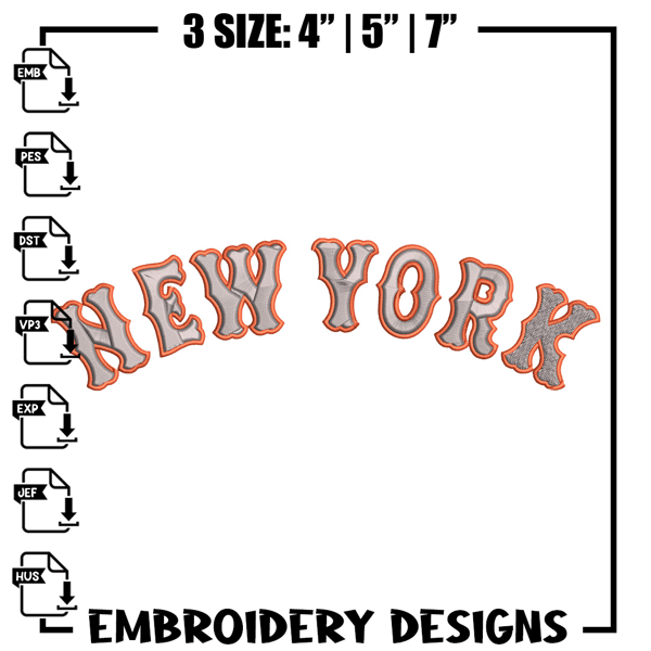 New York Mets logo embroidery design, Sport embroidery, logo sport embroidery, Embroidery design, MLB embroidery.jpg