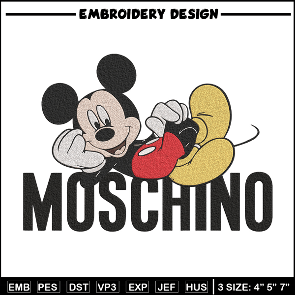 Moschino Mickey Embroidery Design, Mickey Embroidery, Embroidery File, Anime Embroidery, Moschino shirt,Digital download.jpg