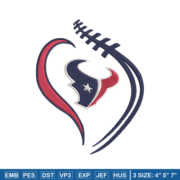 Houston Texans Heart embroidery design, Houston Texans embroidery, NFL embroidery, sport embroidery, embroidery design. (2).jpg