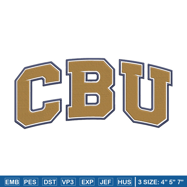 California Baptist Logo embroidery design, NCAA embroidery,Sport embroidery,logo sport embroidery,Embroidery design..jpg