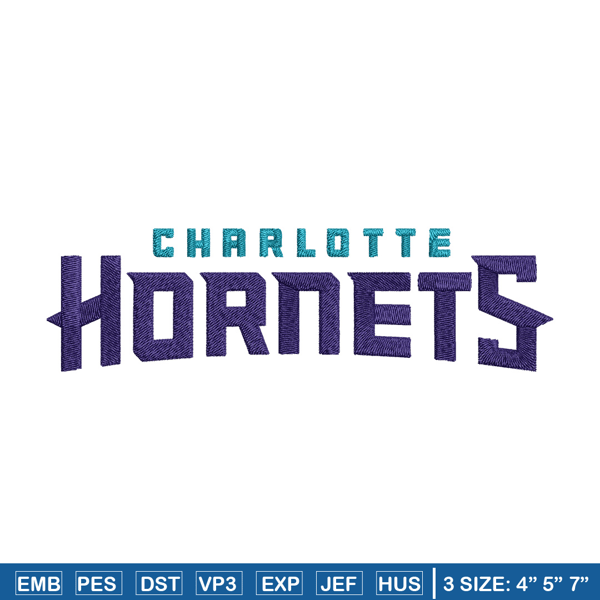 Charlotte Hornets logo embroidery design,NBA embroidery, Sport embroidery, Embroidery design,Logo sport embroidery.jpg