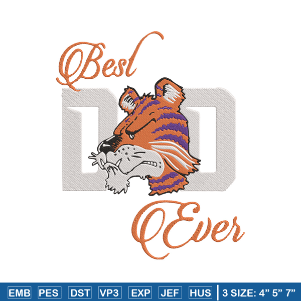 Clemson Tigers poster embroidery design, NCAA embroidery, Sport embroidery, Embroidery design,Logo sport embroidery.jpg