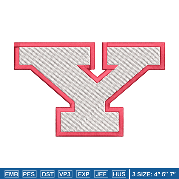 Youngstown State logo embroidery design,NCAA embroidery,Sport embroidery, Logo sport embroidery, Embroidery design..jpg