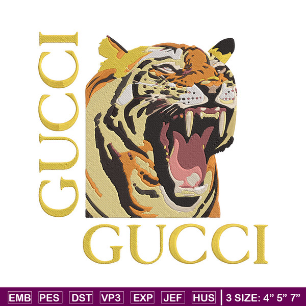 Gucci x Tiger Embroidery Design, Gucci Embroidery, Embroidery File, Anime Embroidery, Anime shirt, Digital download..jpg
