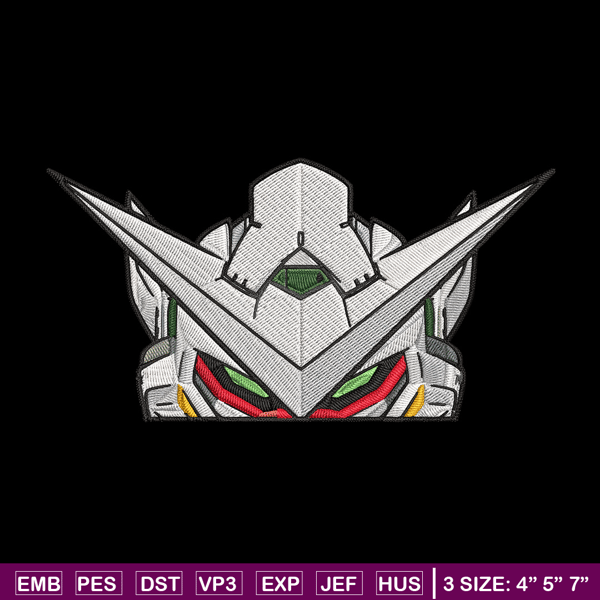 Gundam Peeker Embroidery Design, Gundam Embroidery, Embroidery File, Anime Embroidery, Anime shirt, Digital download.jpg