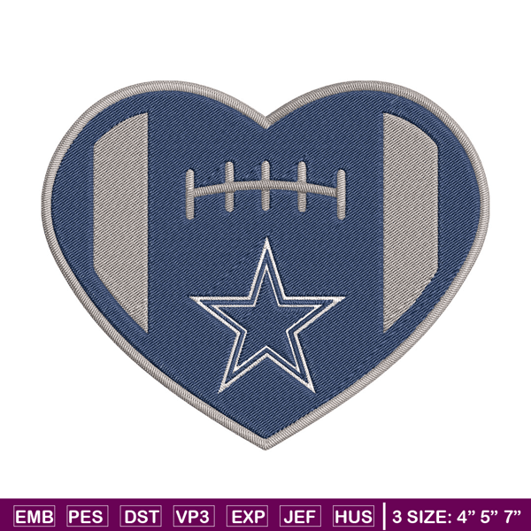 Heart Dallas Cowboys embroidery design, Dallas Cowboys embroidery, NFL embroidery, sport embroidery, embroidery design. (2).jpg