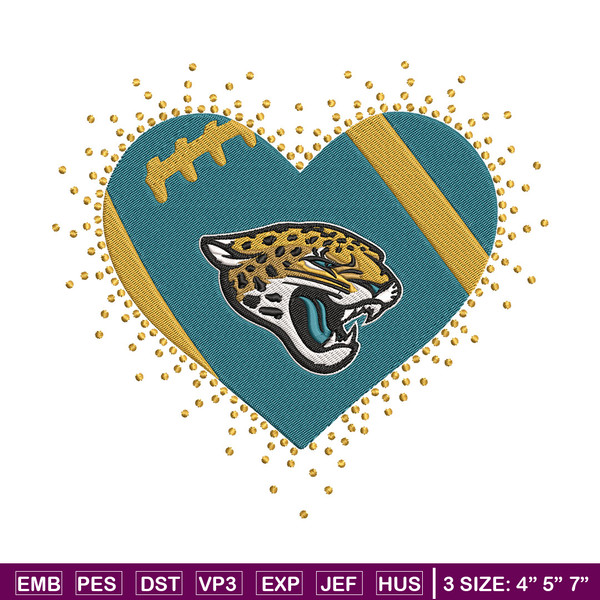 Heart Jacksonville Jaguars embroidery design, Jacksonville Jaguars embroidery, NFL embroidery, sport embroidery..jpg