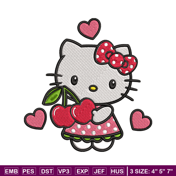 Hello kitty Embroidery Design, Haello kitty cartoon Embroidery, Embroidery File, Cartoon shirt, Digital download..jpg