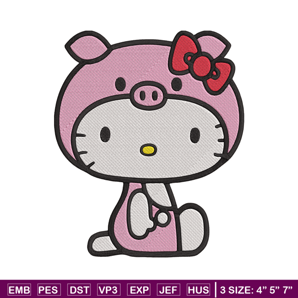 Hello Kitty Embroidery Design, Hello kitty Embroidery, Embroidery File, Anime Embroidery, Digital download.jpg