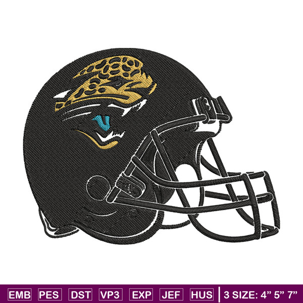 Helmet Jacksonville Jaguars embroidery design, Jacksonville Jaguars embroidery, NFL embroidery, logo sport embroidery..jpg