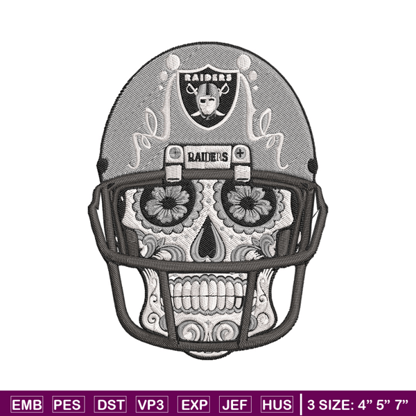 Skull Helmet Las Vegas Raiders embroidery design, Las Vegas Raiders embroidery, NFL embroidery, logo sport embroidery..jpg