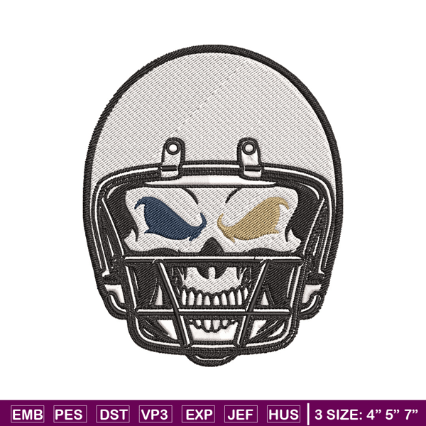 Skull Helmet Los Angeles Rams embroidery design, Rams embroidery, NFL embroidery, sport embroidery, embroidery design..jpg