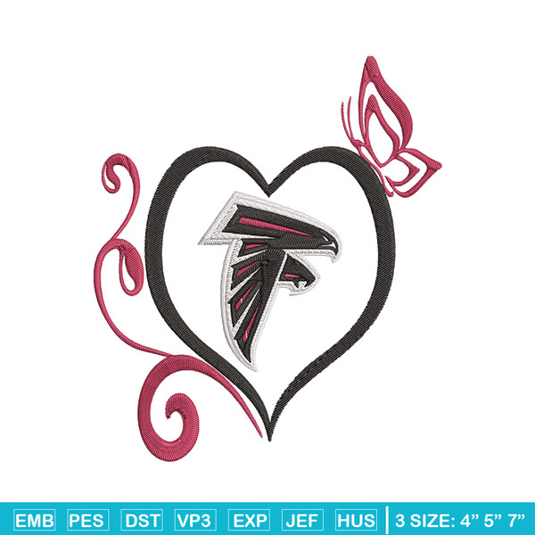Atlanta Falcons Heart embroidery design, Falcons embroidery, NFL embroidery, sport embroidery, embroidery design..jpg
