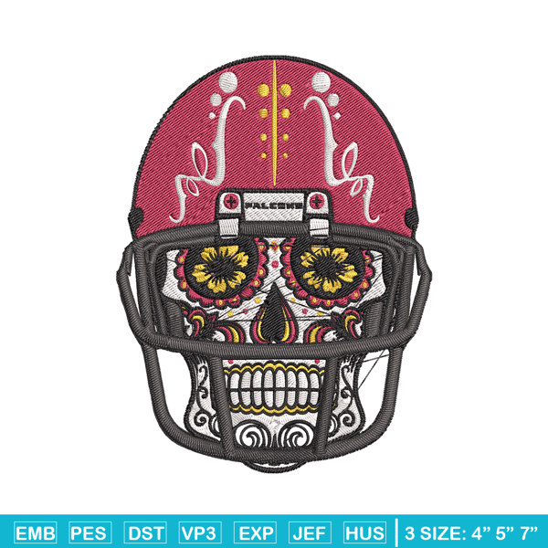 Atlanta Falcons Skull Helmet embroidery design, Falcons embroidery, NFL embroidery, sport embroidery, embroidery design..jpg