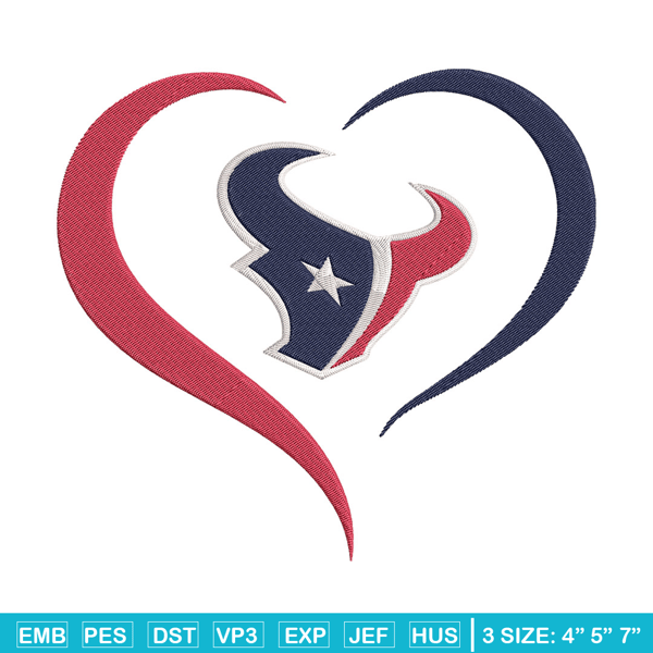 Houston Texans Heart embroidery design, Texans embroidery, NFL embroidery, logo sport embroidery, embroidery design..jpg